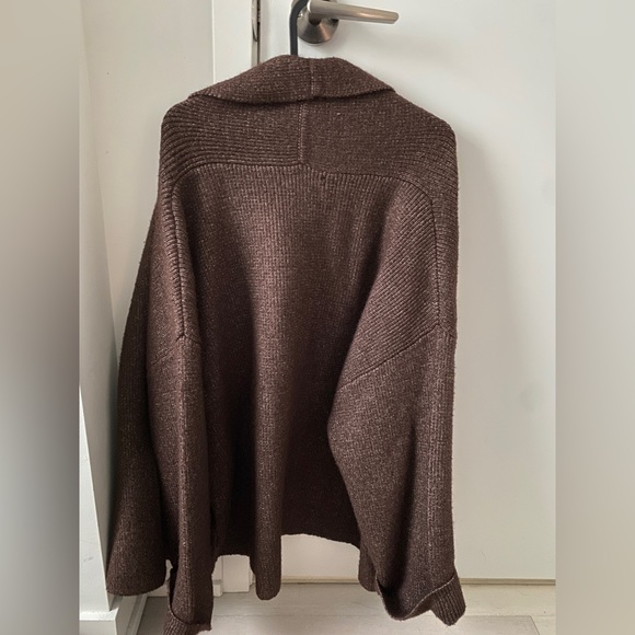 Oak and Fort Brown Knit Jacket - Picture 3 of 4